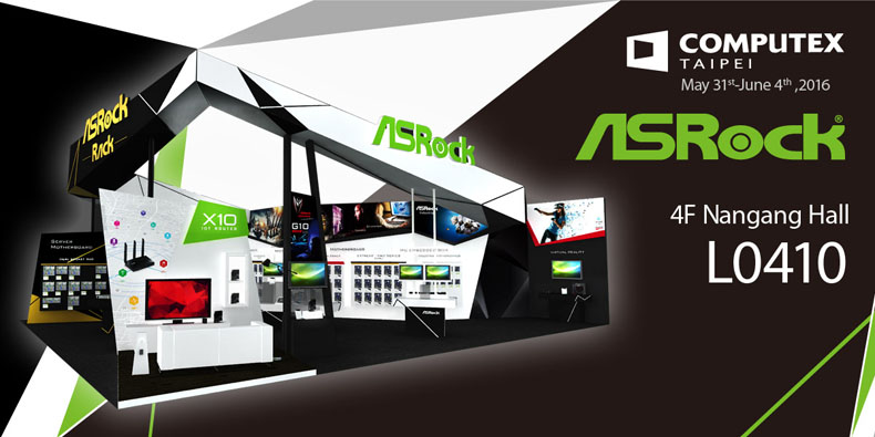 Join ASRock at COMPUTEX TAIPEI 2016 Next Week