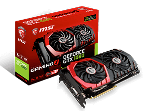 MSI unveils new GeForce® GTX 1080 graphics cards