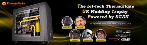 The Thermaltake UK Modding Trophy with 5 Top Modders In Collaboration with bit-tech and SCAN Nearing Its End‧Vote for Your Favourite Casemod!