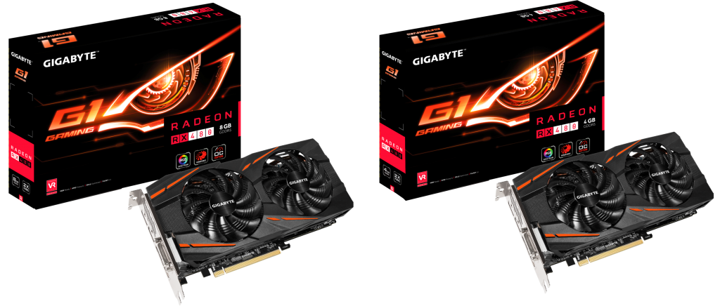 GIGABYTE Launches RX 480 G1 GAMING Graphics Card