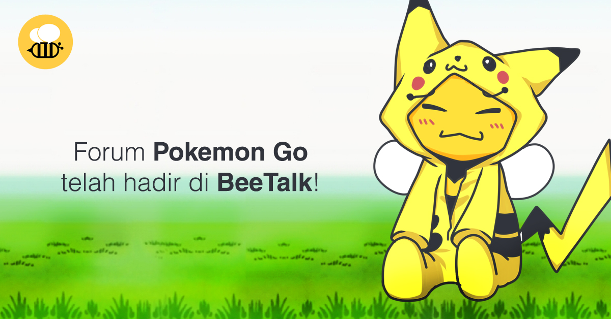 Aplikasi Sosial BeeTalk Resmi Luncurkan Forum Pokémon Go!