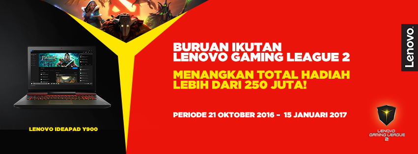 Pemenang Lenovo Gaming League ke-2 Wilayah Yogyakarta Sudah Terpilih
