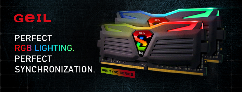 GeIL Announced SUPER LUCE RGB SYNC Gaming Memory Featuring RGB Illumination