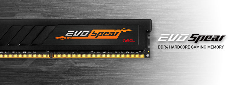 GeIL Releases EVO SPEAR DDR4 Hardcore Memory for PC Gamers