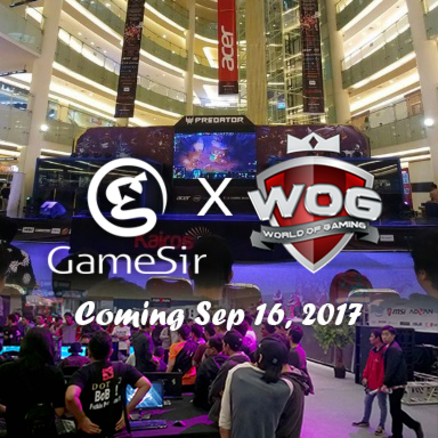 GameSir Hadir di World of Gaming Yogyakarta 16-17 September 2017!