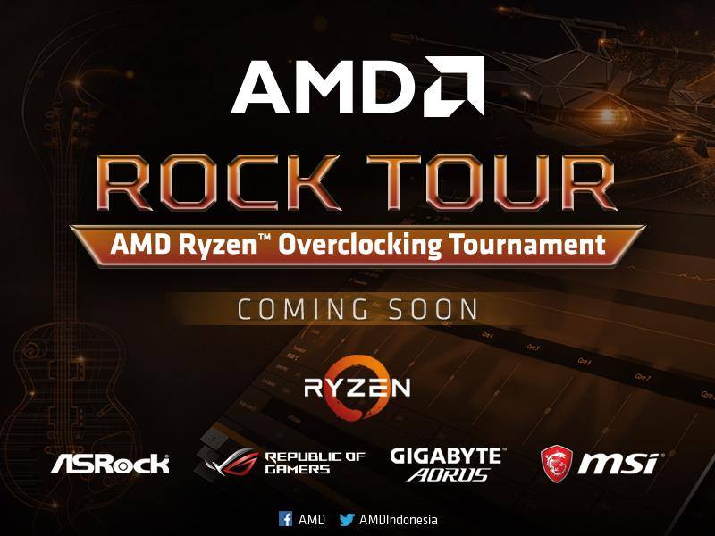 Lomba overclocking Online AMD Rock Tour dengan total hadiah lebih dari 60 Juta