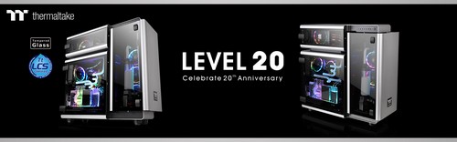 Thermaltake New Level 20 Full-Tower Chassis Astounds at CES 2018 20 years of “Delivering the Perfect User Experience”