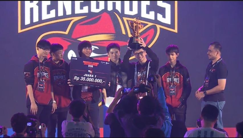 Tim Renegades Juarai Game Vainglory pada IGC 2018 renegades igc 2018