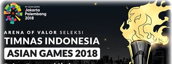 Timnas Indonesia Akan Hadapi Timnas Chinese Taipei Di Pertandingan Pertama AOV Asian Games 2018