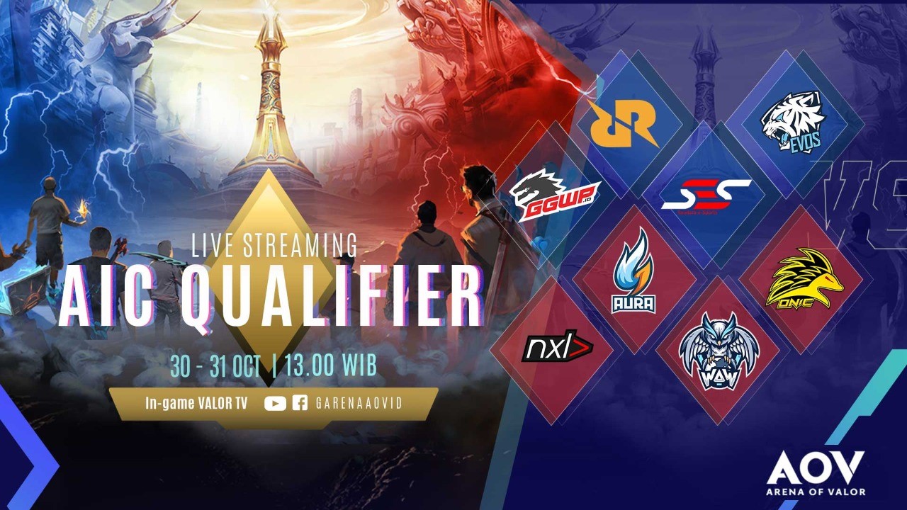 8 Tim AOV Memperebutkan Gelar Tim Nasional Di AIC Qualifier 2018