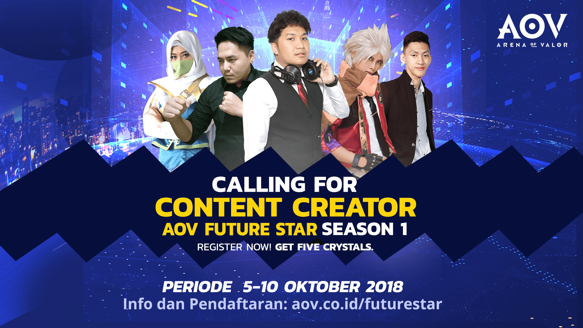 Pendaftaran Program AOV Future Star Sudah Dibuka Hari Ini!
