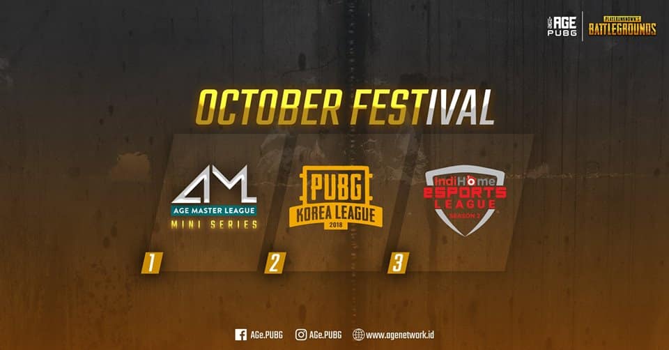Oktober Fest, Bulannya Esports dan Fans PUBG!