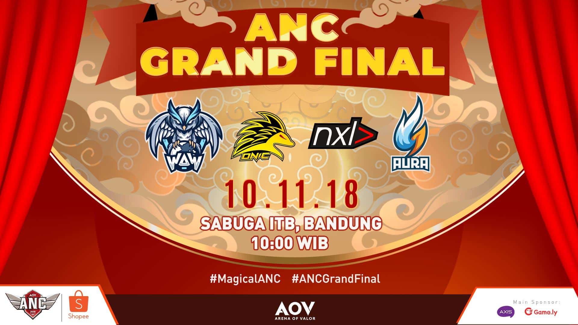 4 Tim Terkuat AOV National Championship 2018 Siap Bertarung Di Sabuga Bandung