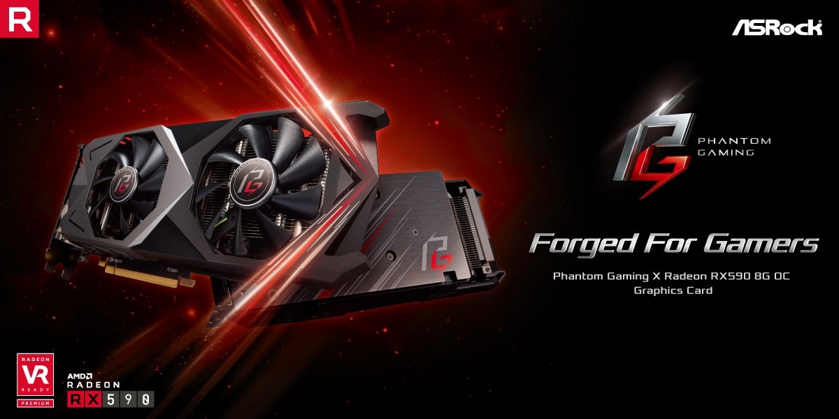 ASRock mengumumkan kartu grafis Phantom Gaming X Radeon RX590 8G OC yang dipalsukan untuk para gamer