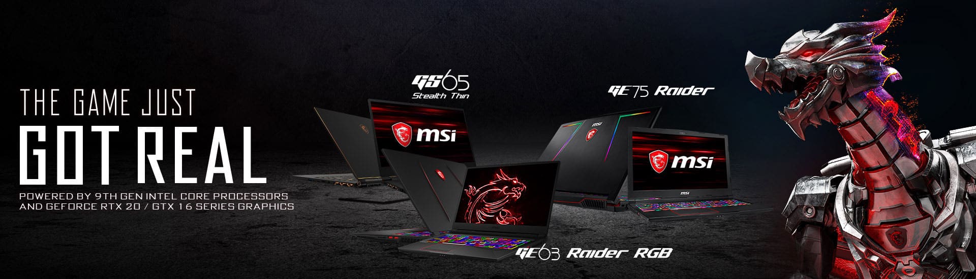 MSI Memulai Debut Laptop Gaming Pertama di Dunia dengan Prosesor Intel® Core™ i9 Generasi ke-9