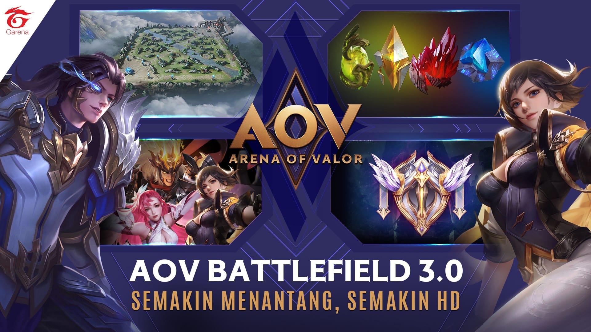 Gunakan Grafis Ultra HD, AOV Battlefield 3.0 Telah Hadir Di Update Bulan Juli