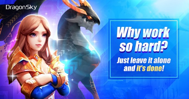 Com2uS Merilis Game Idle Shooting RPG DragonSky