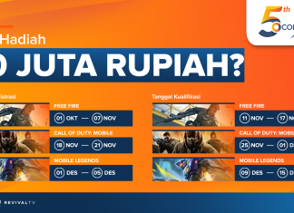 Rayakan Ulang Tahun yang ke 5, Codashop Gelar Turnamen Mobile Legends, Free Fire, dan Call of Duty Mobile