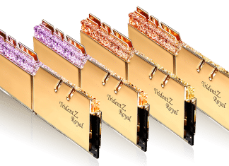 G.SKILL Announces Extreme Low Latency DDR4-4000 CL15 32GB (8GBx4) Memory Kits