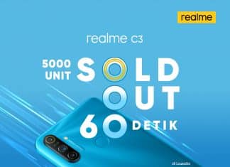 Penjualan Tercepat! Disambut Antusiasme Tinggi, 10.000 unit realme C3 Habis Terjual dalam 5 Menit Selama Online Flash Sale di Lazada, realme.com dan Akulaku