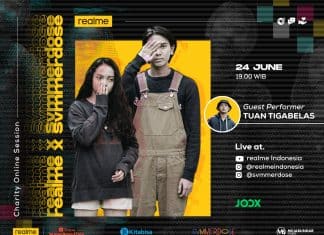 realme dan Brand Ambassador Iqbaal Ramadhan, Menginisiasi “realme X Svmmerdose Charity Online Session”, Konser Online
