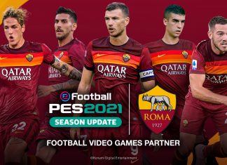 Konami Rilis PES 2021 pada 15 September dengan Harga Spesial Anniversary dan Umumkan Kemitraan Eksklusif dengan AS ROMA