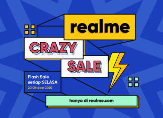 realme Crazy Sale Tiap Hari Selasa di realme.com/id