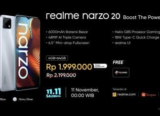 realme narzo 20 “Boost the Power” Prosesor MediaTek Helio G85 yang bertenaga