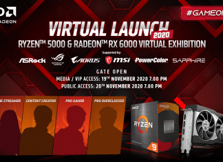 Acara Peluncuran & Ekshibisi Virtual AMD Ryzen™ 5000 dan Kartu Grafis AMD Radeon™ RX 6000 Series