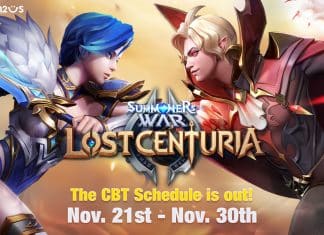 Summoners War: Lost Centuria Buka Masa CBT 21 November