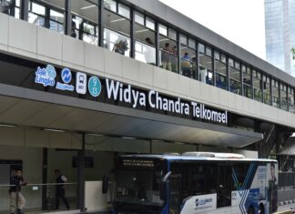 Halte Widya Chandra Resmi Berubah Menjadi Widya Chandra Telkomsel