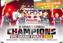 SMAN 5 Ambon Juara GYC 2025 Free Fire