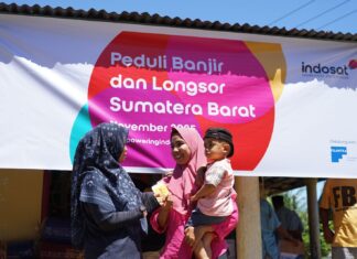 Indosat Salurkan Bantuan untuk Korban Banjir dan Longsor di Sumatra