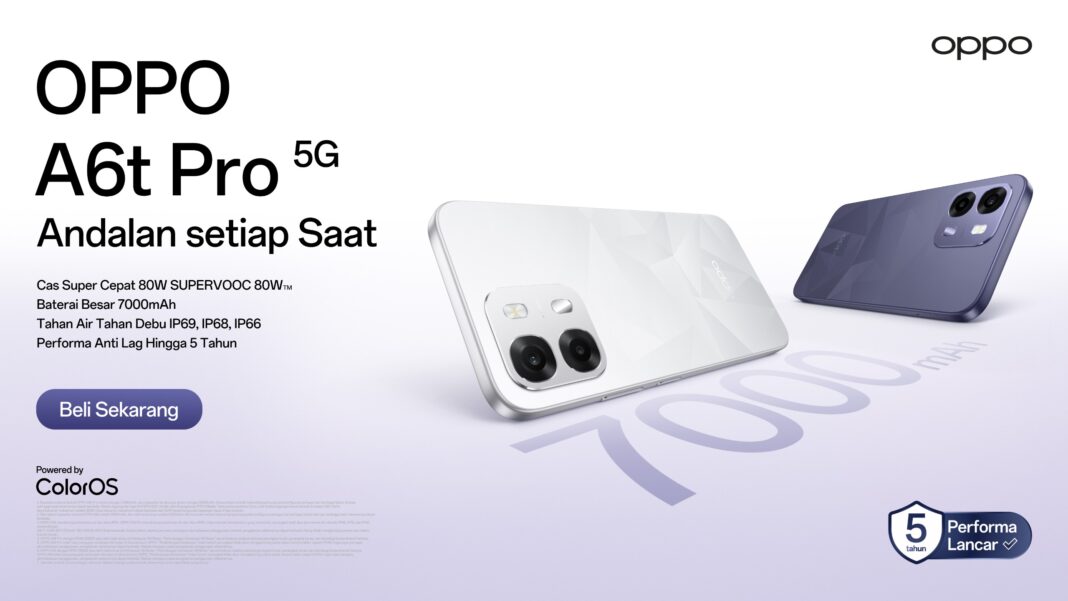 3. OPPO A6t Pro 5G, Andalan Setiap Saat
