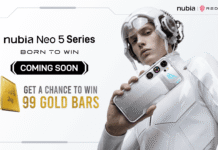 nubia Siapkan Neo 5 Series dan Mystery Box Emas