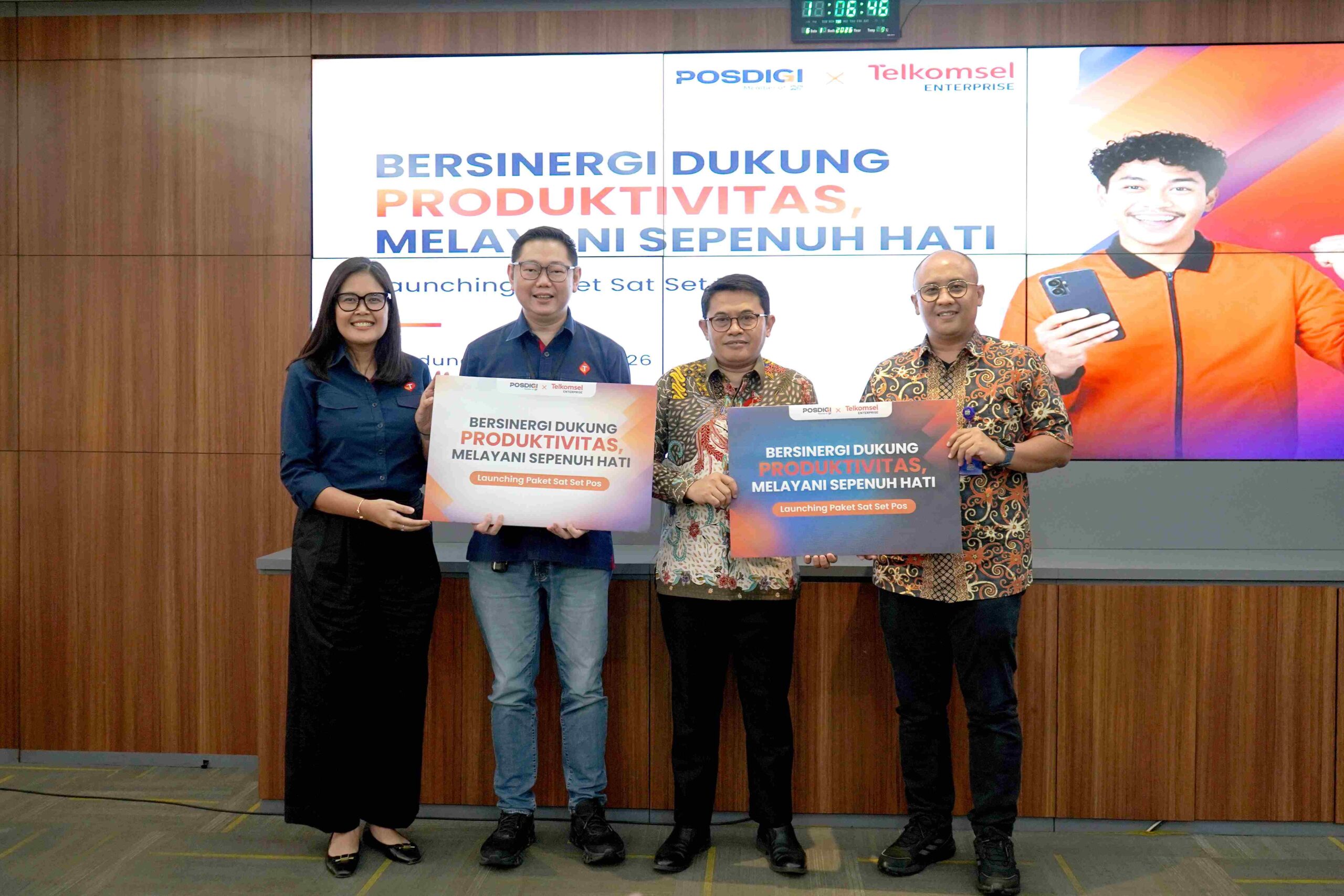 Telkomsel dan PosDigi Hadirkan Paket Sat Set Pos untuk Dukung Produktivitas Agen Pos